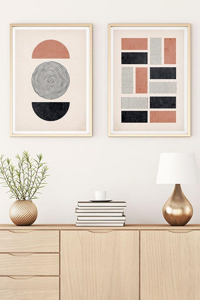 Слика во рамка Wallity Huhu27, 50x70 см, 2 дела