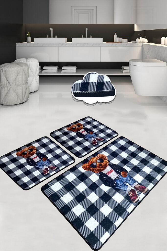 L'essentiel Maison Простирка за капење Heat, 3 парчиња, Teget