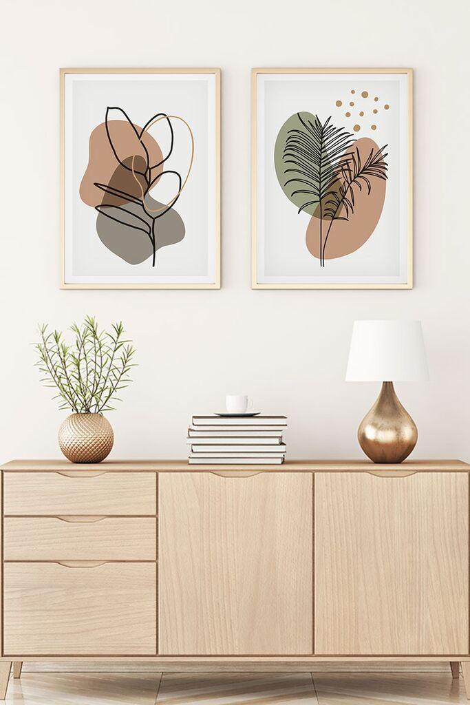 Слика во рамка Wallity Huhu114, 50x70 см, 2 дела