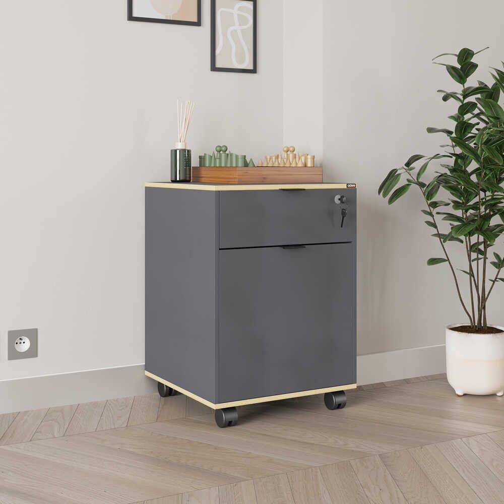 Комода Hanah Home Rkm-311-Ax-1, 41x61x41 см, Антрацит