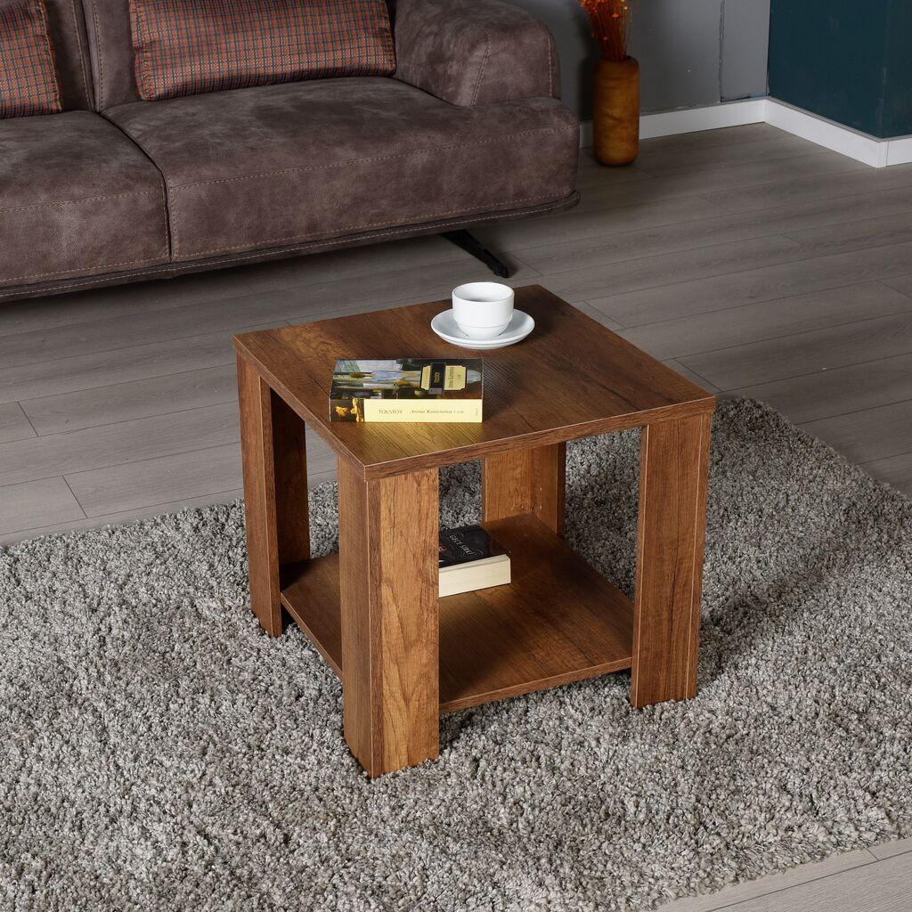 Маса Hanah Home Club Shp-550-Oo-1, 50x48x50 см, боја на даб