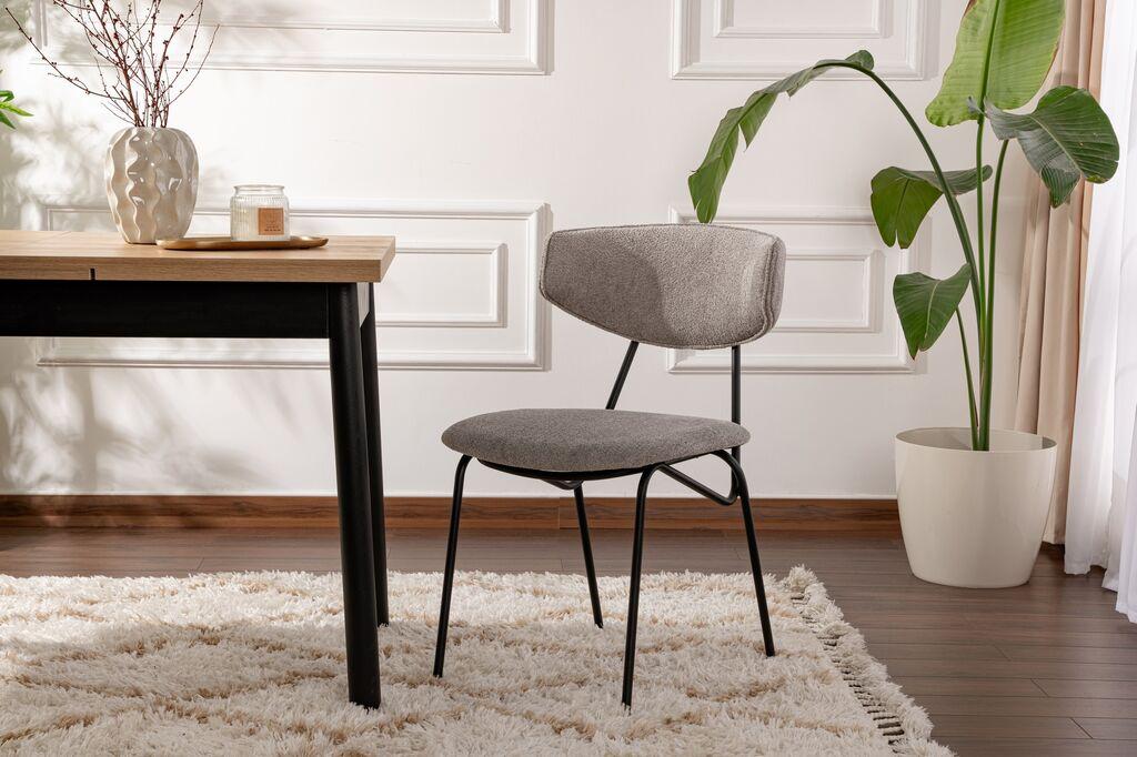 Комплет трпезариски столчиња Hanah Home Nancy, 2 парчиња, сива
