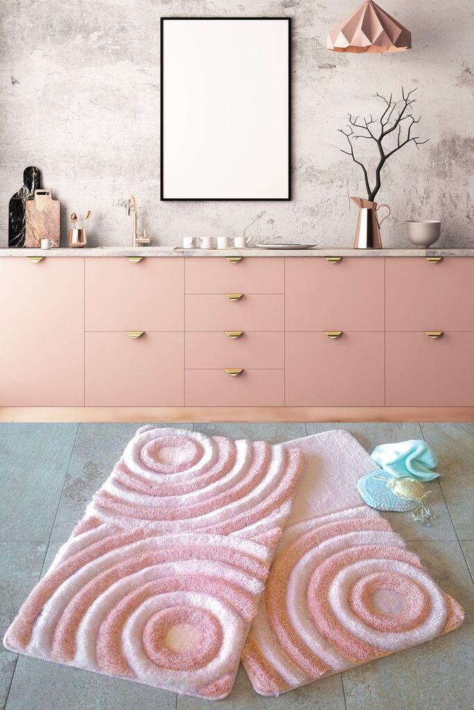 L'essentiel Maison Сет од 3 килими за бања Беж