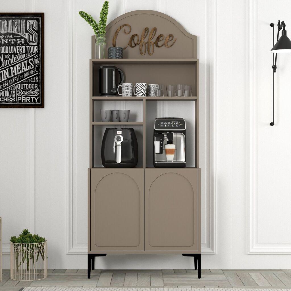 Кујнски ормар Hanah Home Lyon 80, беж-црн