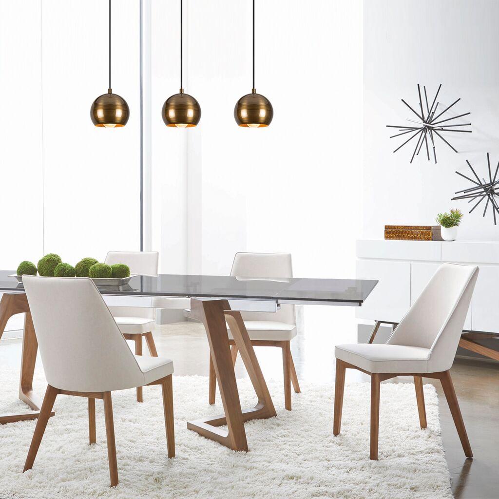 Opviq Luster Berceste-242-S1, 111cm, 65x15cm, злато
