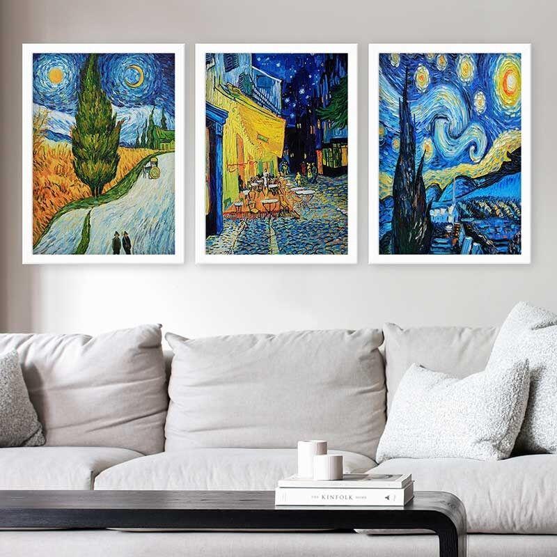 Слика во рамка Wallity 3BC_UN78512_5575, 55x75 см, 3 дела
