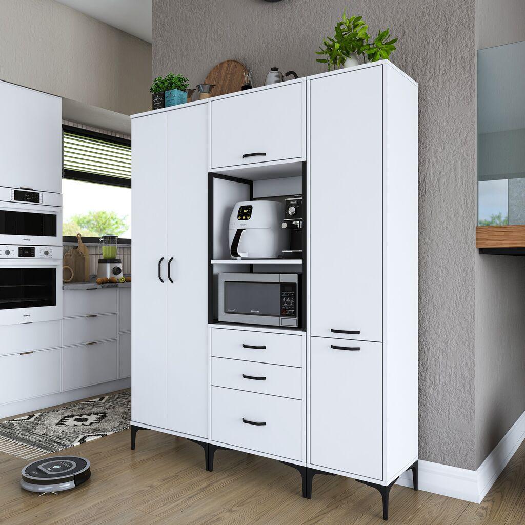 Комода Hanah Home JE144 3114, 160x198,6x40 см, бела