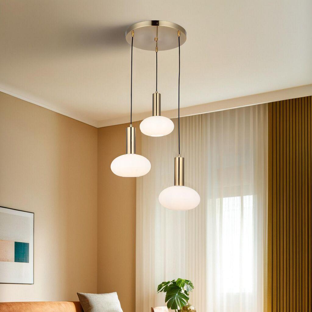 Opviq Luster Kabo-52-03, O19, 12cm, IP20 Златно-бела боја