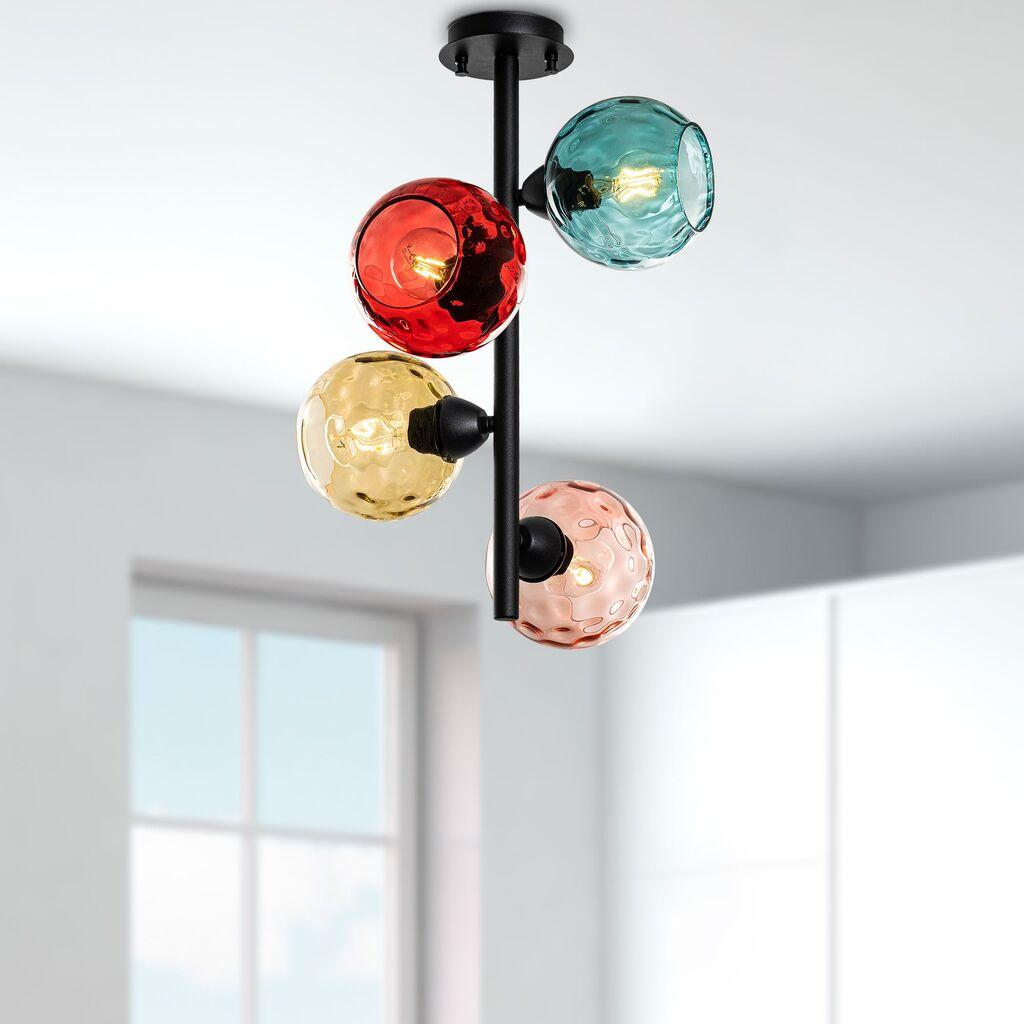 Opviq Luster Benek-15-14496, 40x40x55cm, IP20, Шарена