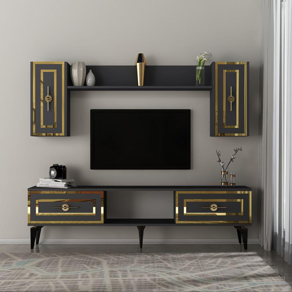 ТВ кабинет Hanah Home Виола, Антрацит