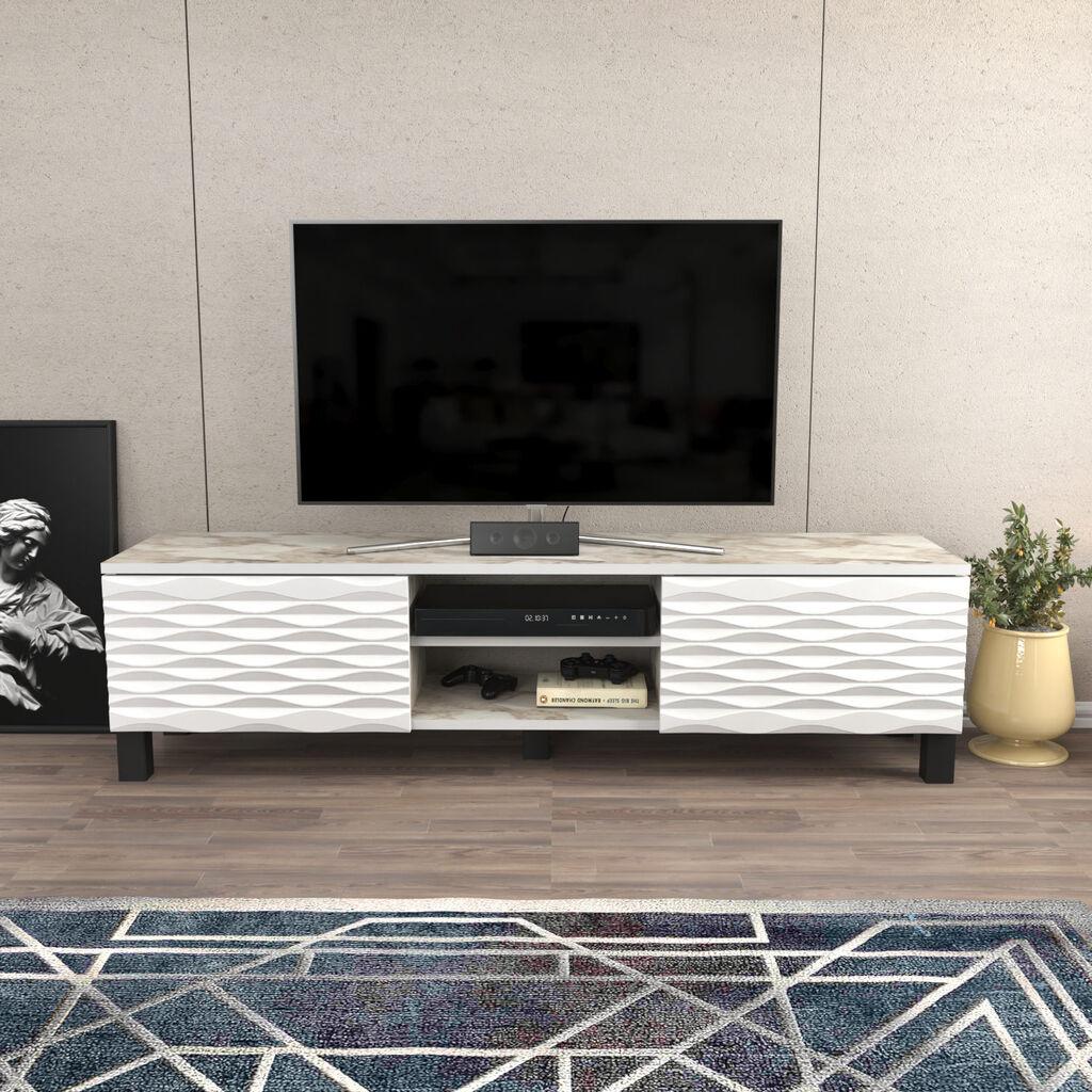 Комода Hanah Home TV Lukas, 150x40,3x35 см, бела