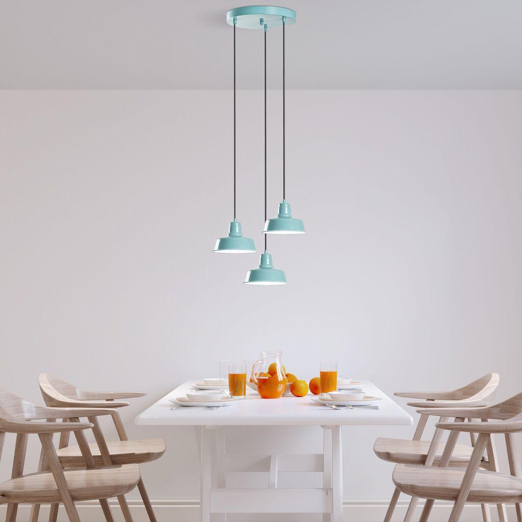 Opviq Luster Memati-181, 75-108cm, O45 cm, 3xE27, тиркизна