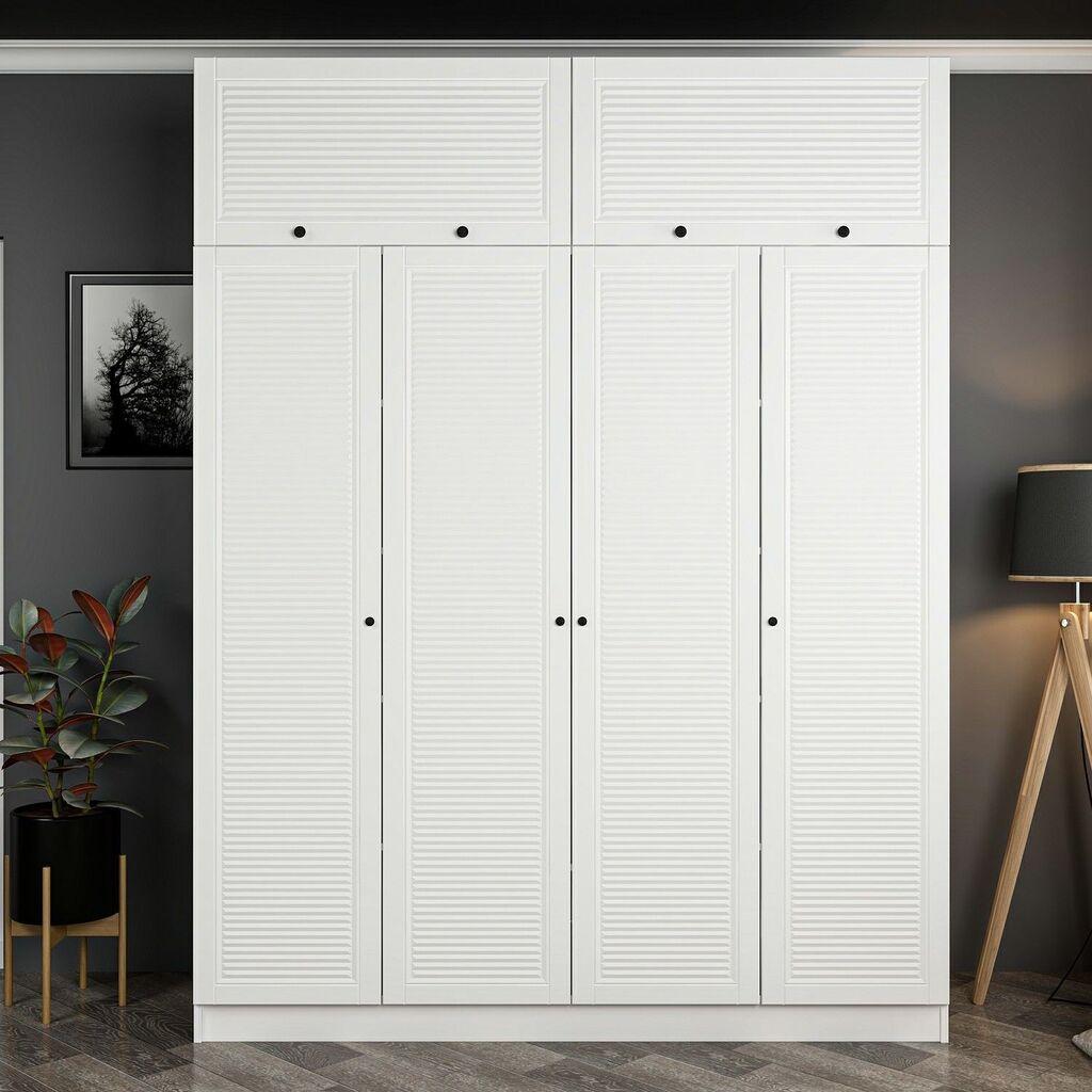 Гардеробер Hanah Home Kale-8401, 180x190x52 см, бела