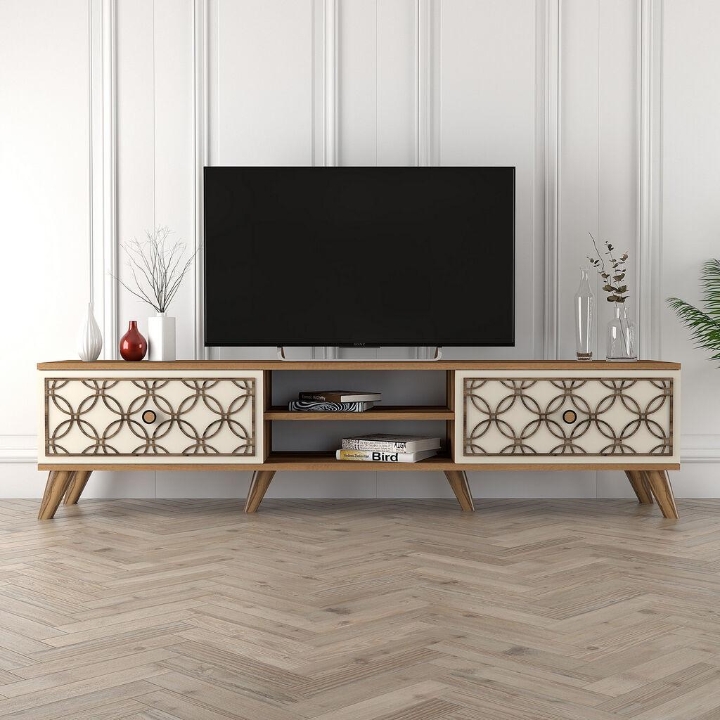 ТВ кабинет Hanah Home Class, 180 см, крем-орев