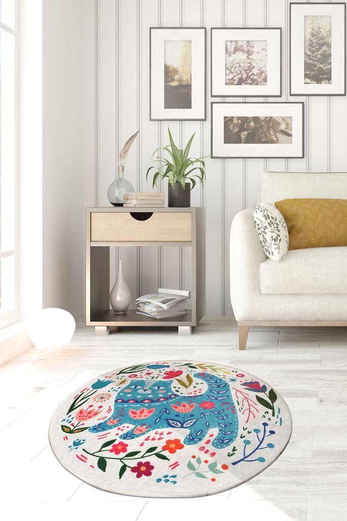 Conceptum Hypnose Carpet Blue Cats, O140cm, Шарени