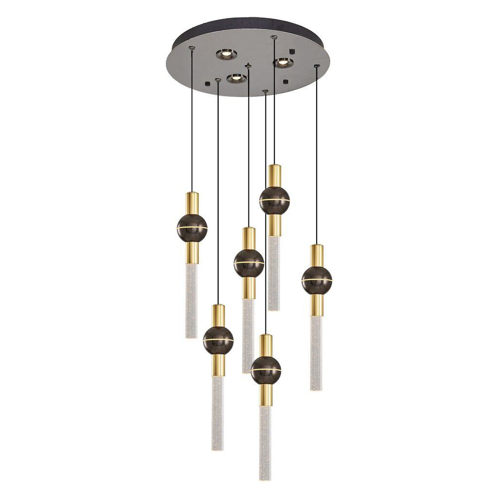 Opviq Luster 2827-6A-24, црно-златна боја
