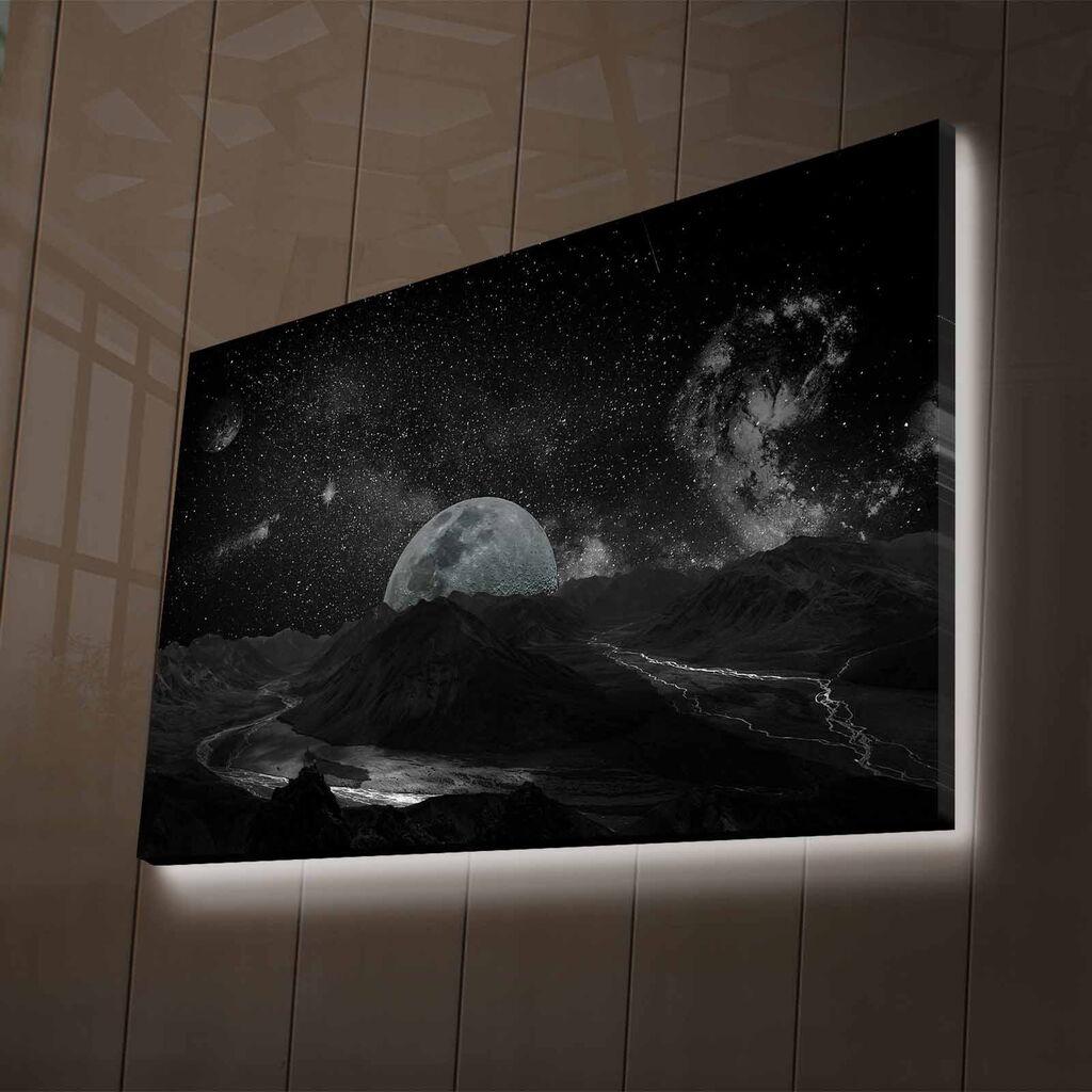 Wallity LED dzидна декорација NASA-026, 70 x 100 см, шарена