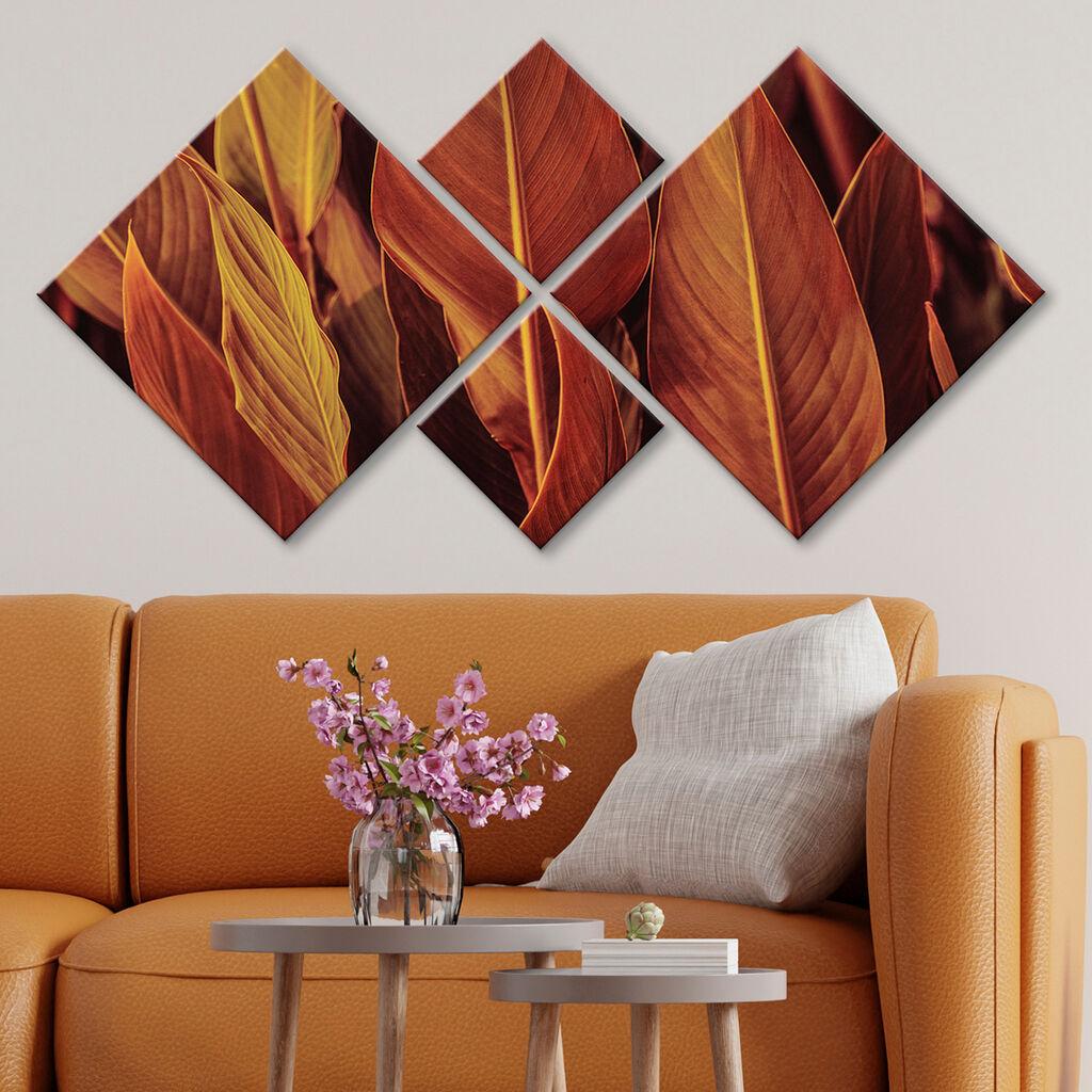 Слика Wallity 4MDF2310825, 60x115 см, 4 дела
