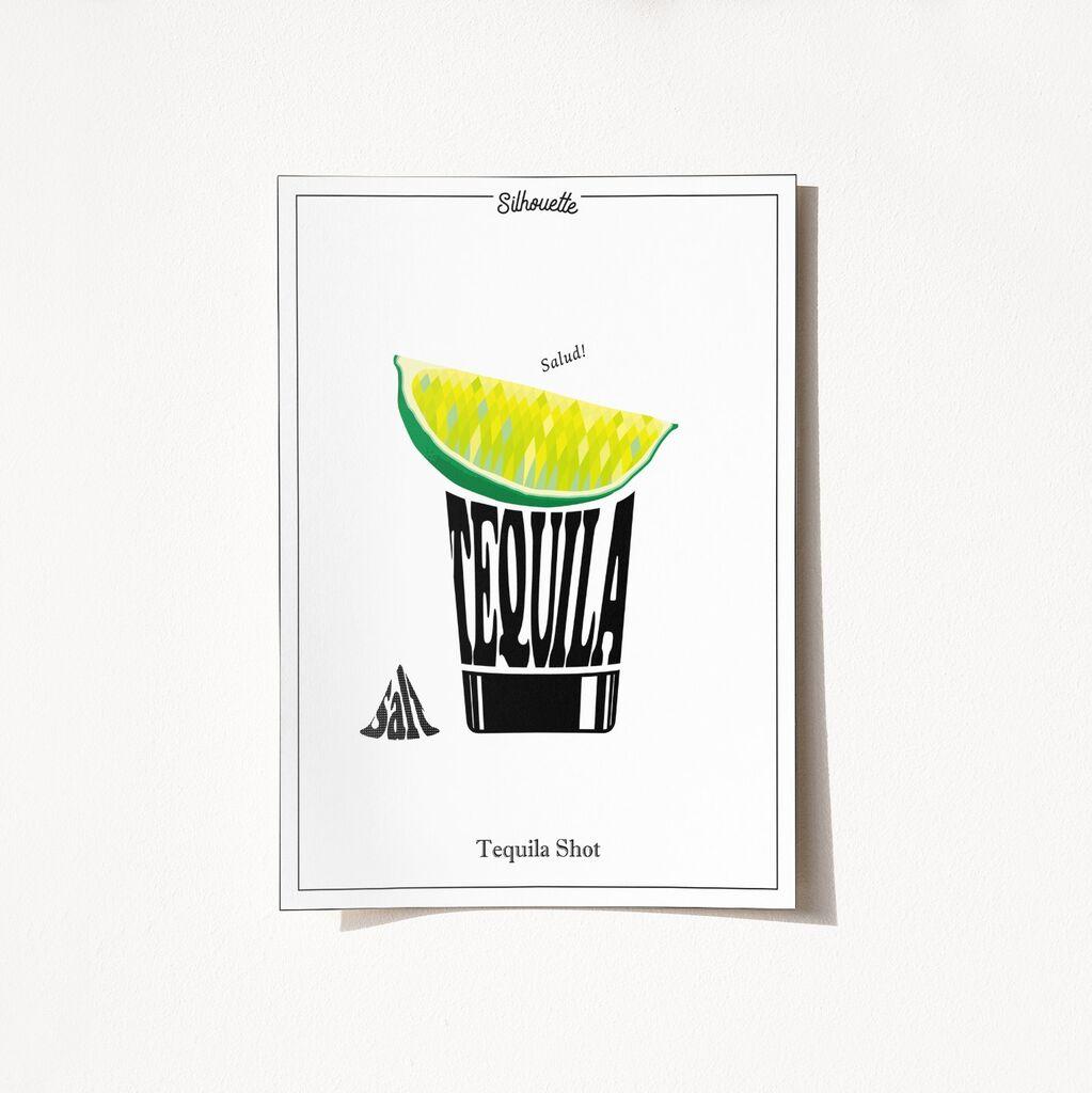 Постер Wallity Tequila Shot-2050, 29,7x42 см