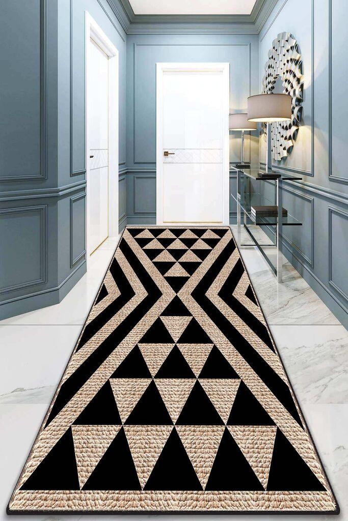 Conceptum Hypnose Carpet Poll, 80x200 cm, Беж-црна боја