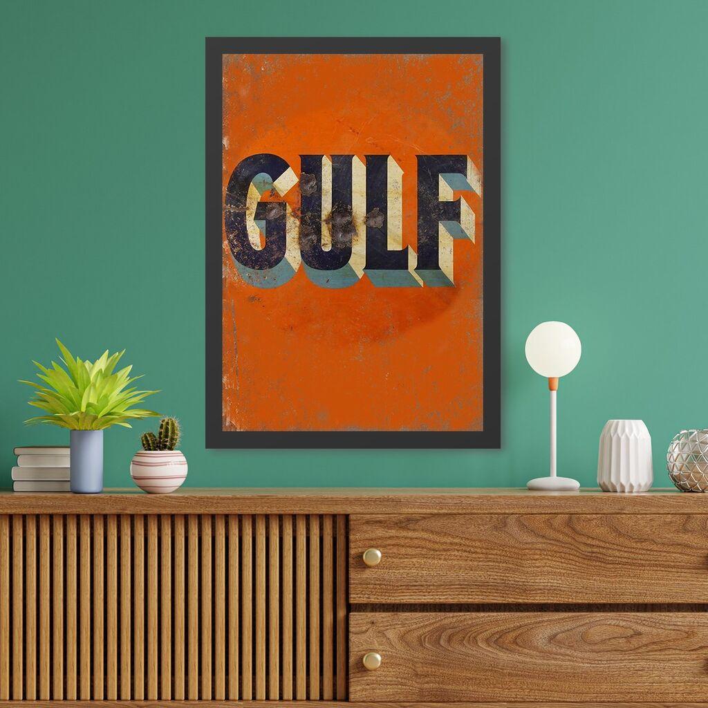 Врамена слика Wallity Gulf, 55x75 см