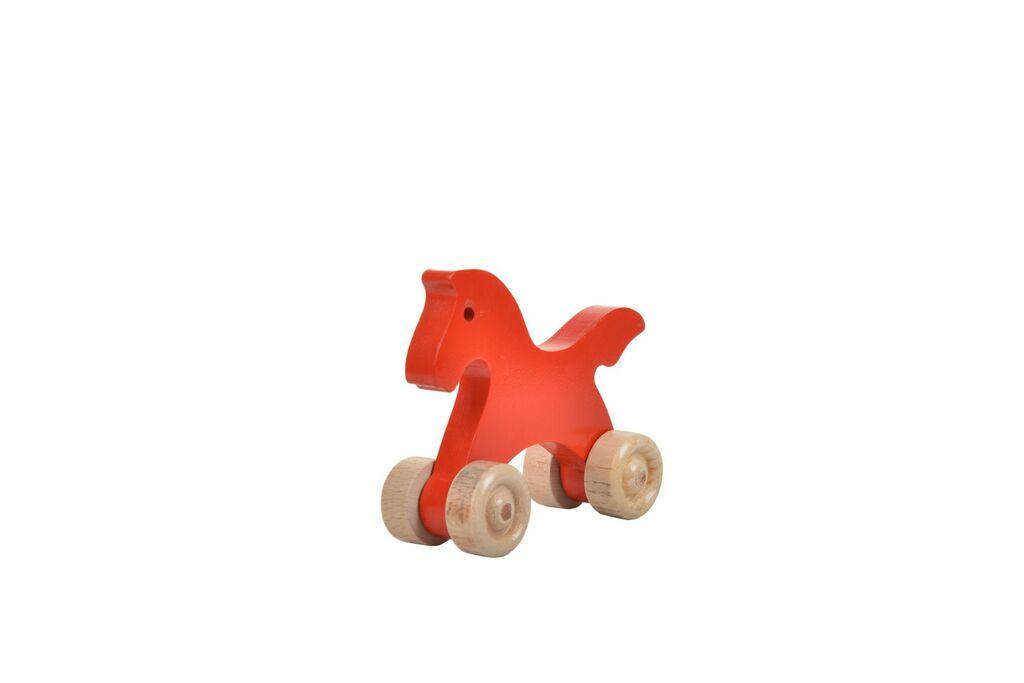 HANAH HOME Drvena igračka Horse, Crvena