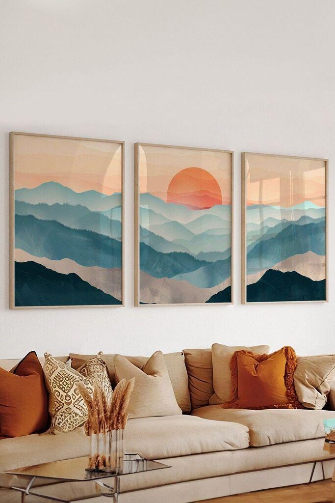Декоративна слика Wallity Artsycllct37, 33x48 см, 3 дела