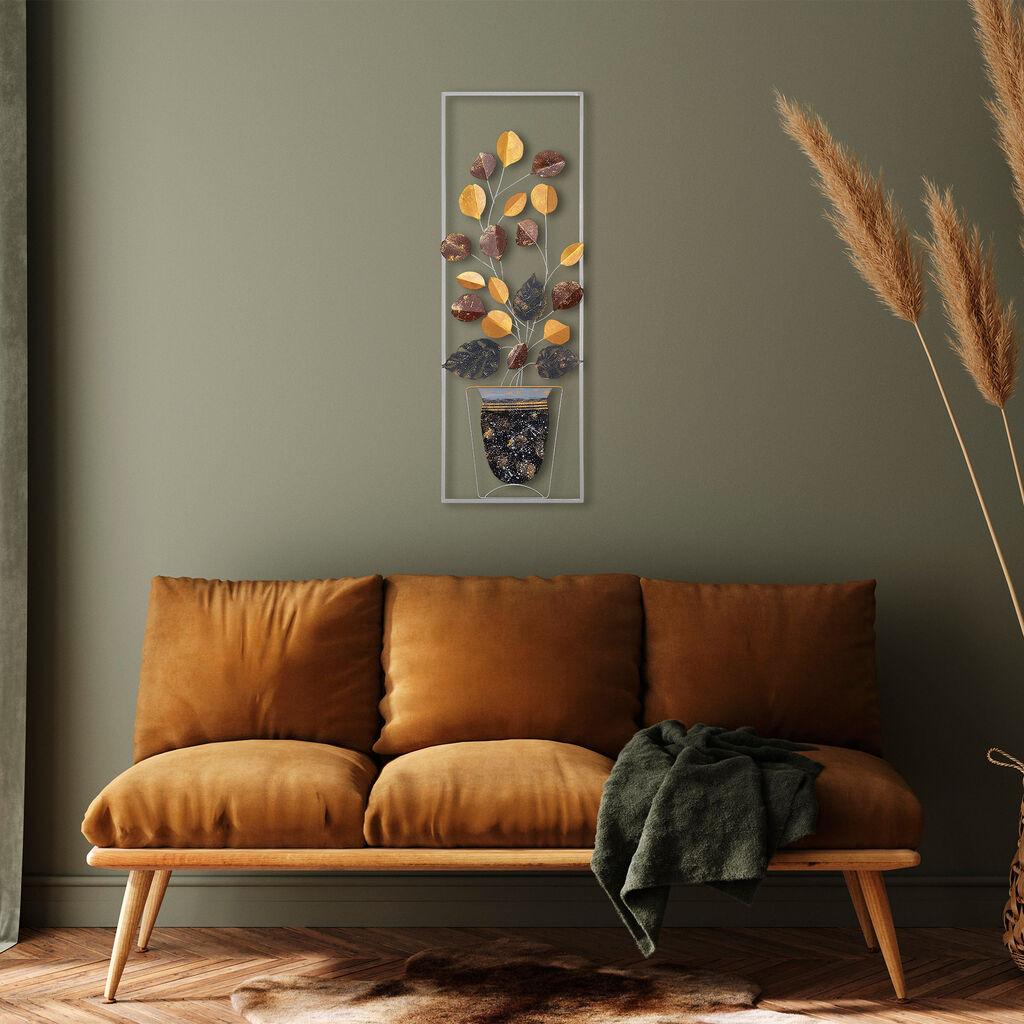 Wallity декорација за ѕид од евла - 077, 32 x 90 см, шарена