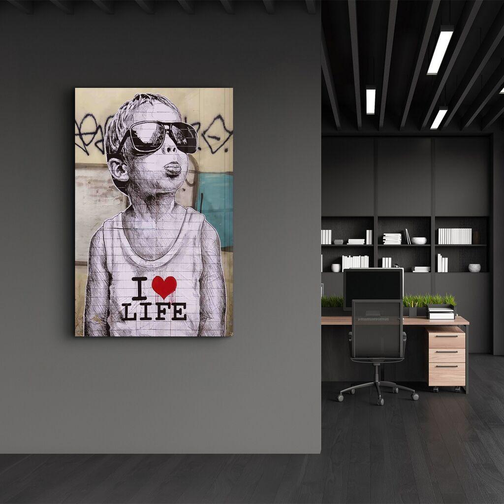 Слика од калено стакло Wallity 46x72 см