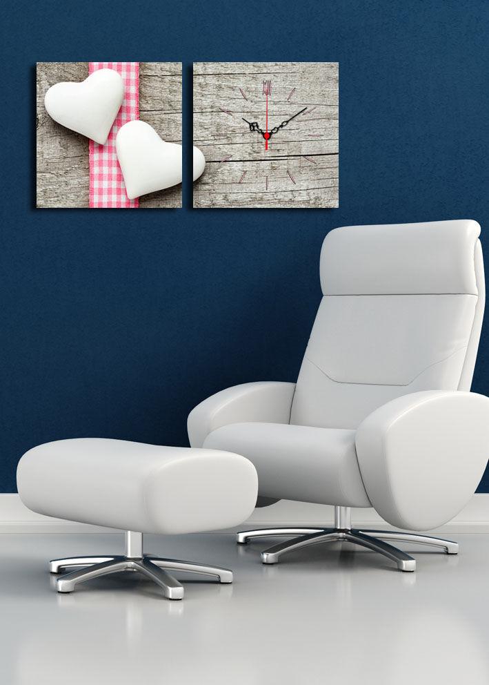 Wallity dzиден часовник 2P2828CS-18, 60x28 см, 2 дела