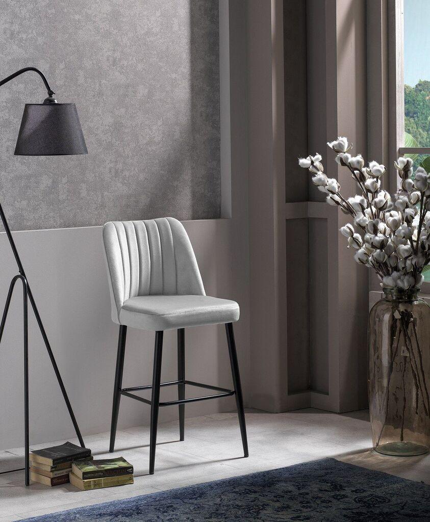 Комплет барски столчиња Hanah Home Vento, 4 парчиња, сива