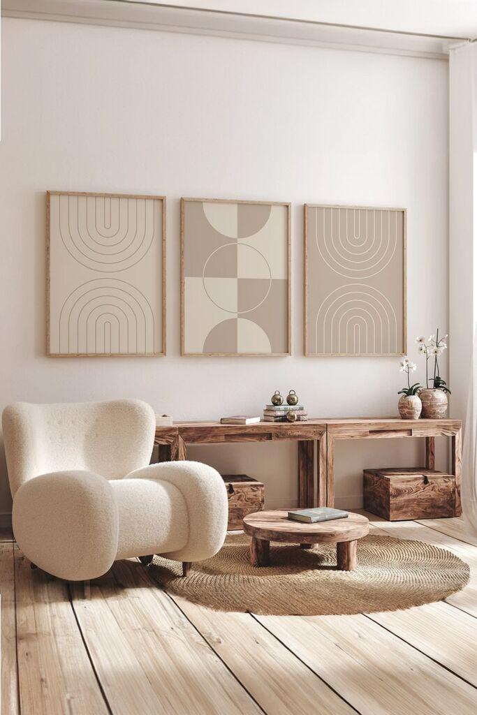 Слика Wallity 3Dartsoho22, 3 дела, 33 x 48 см