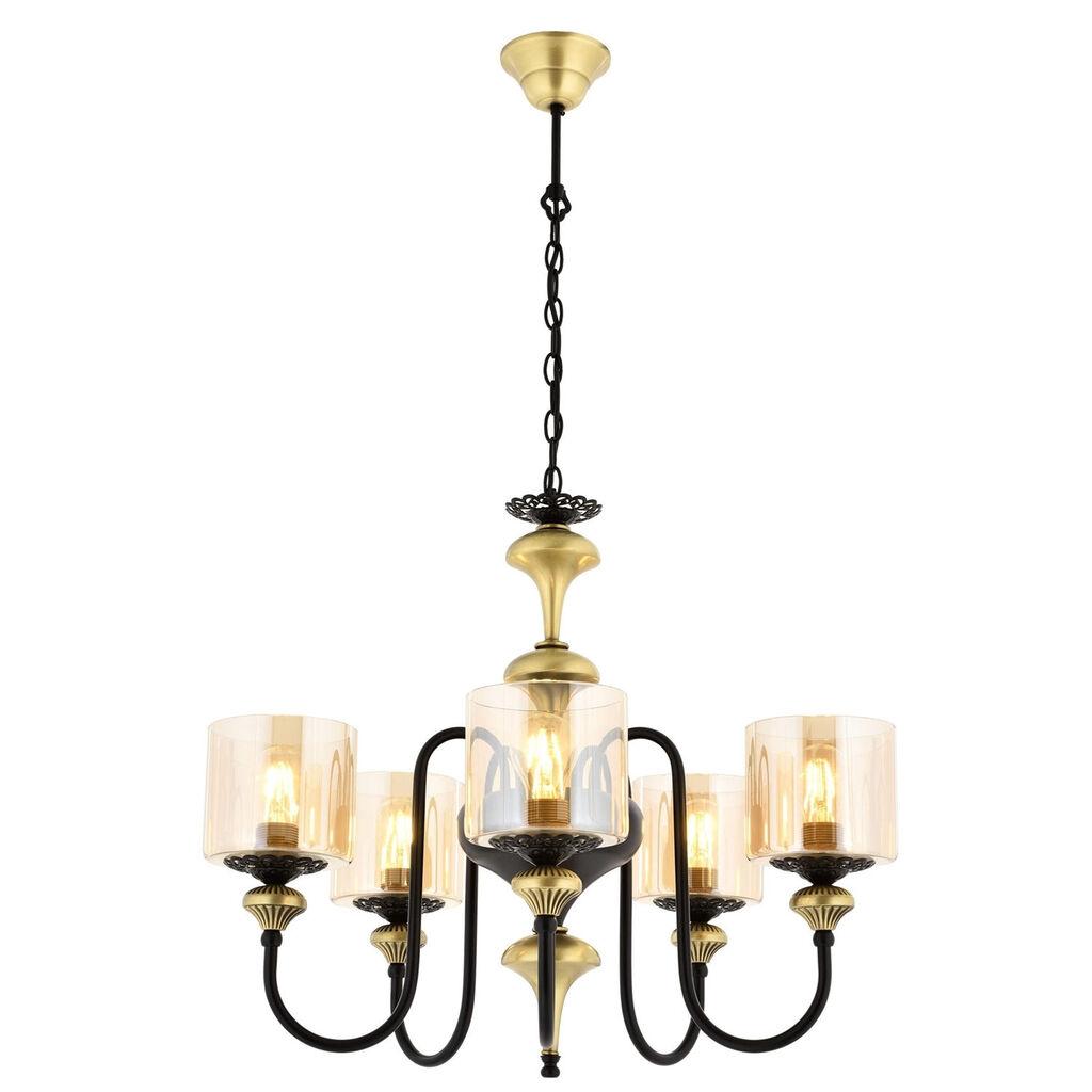 Opviq Luster Av-4161-5E, 100 cm, црно-беж