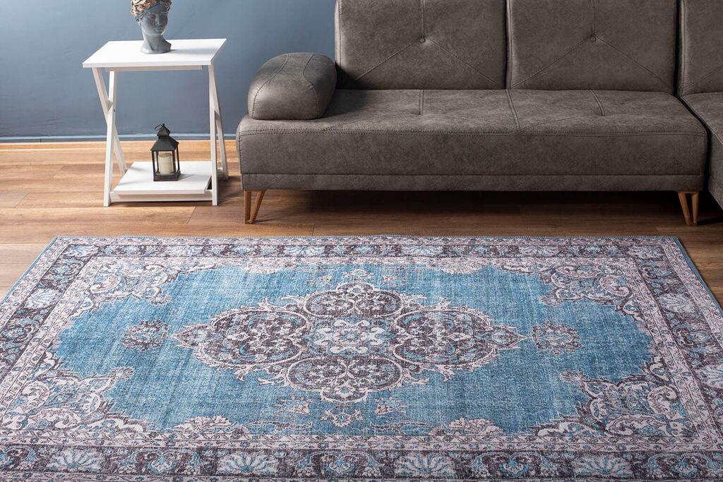 Conceptum Hypnose Carpet Blues -AL 201, 210x310 cm, кафеаво-сина