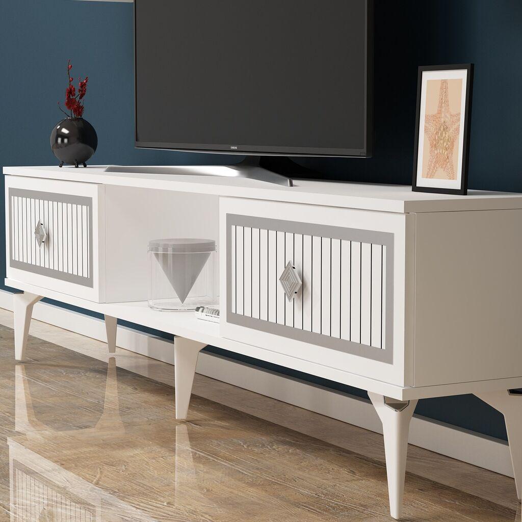 ТВ кабинет Hanah Home Nil, 150 см, бел