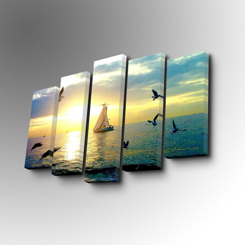 Слика Wallity 5PUC-001, 82 x 50 см, 5 дела