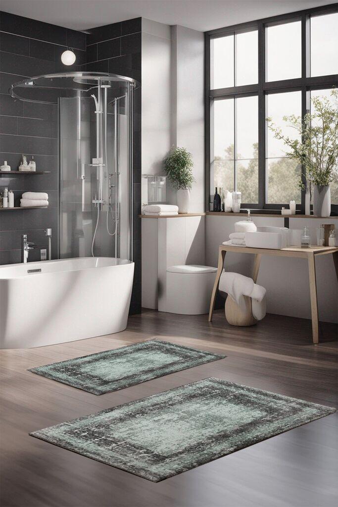 Комплет подлошки за бања L'essentiel Maison CT-5084, 2 парчиња, шарени