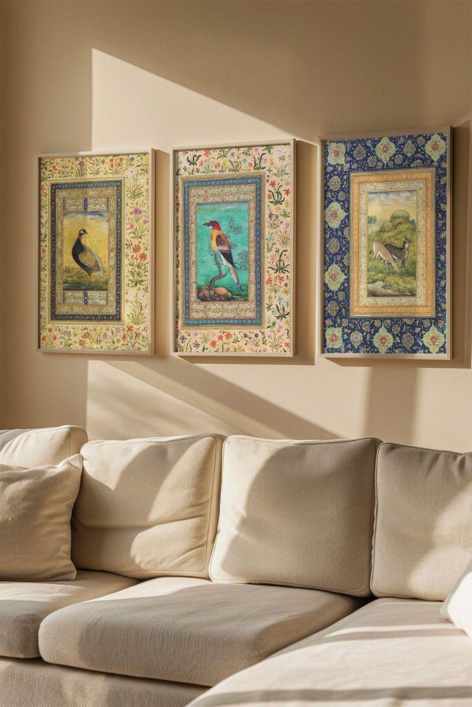 Слика во рамка Wallity Artsmdf3Lu2, 50x70 см, 3 дела