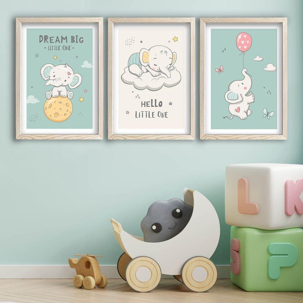 Слика Wallity 3P3853KCT-001, 3 дела, 53 x 118 см