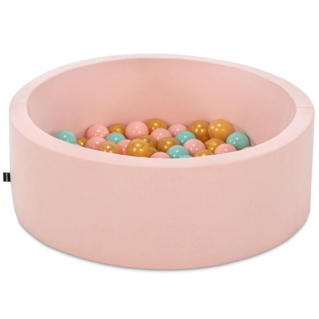 Базен со топчиња Aberto Design, Bubble Pops v6, 85x85x30 см, розов