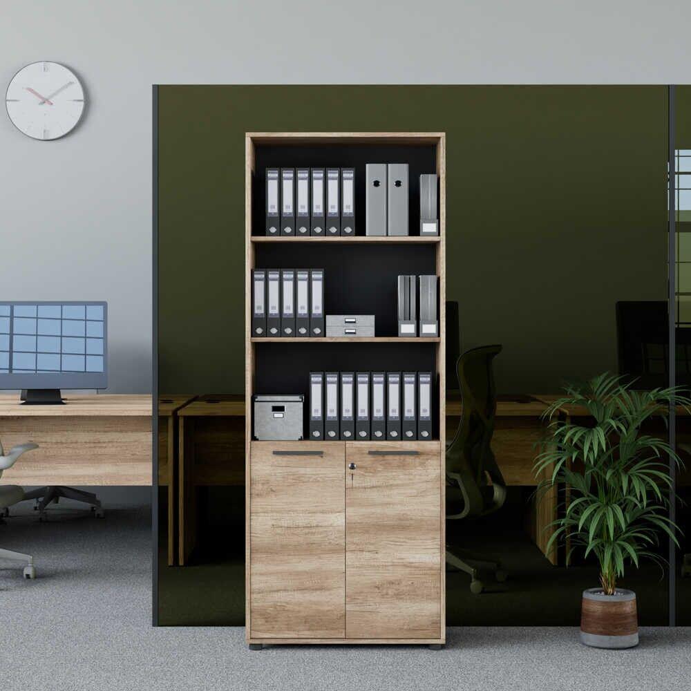 Полица за книги Hanah Home Nkt-552-Tt-1, 72x187x34 см, орев