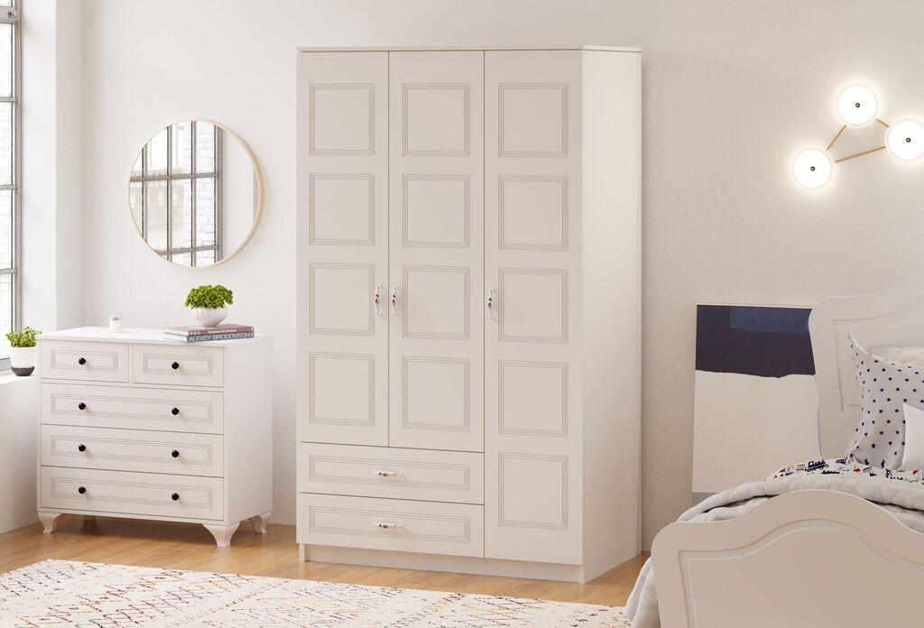 Гардеробер Hanah Home Rb-002, 105x180x52 см, бел