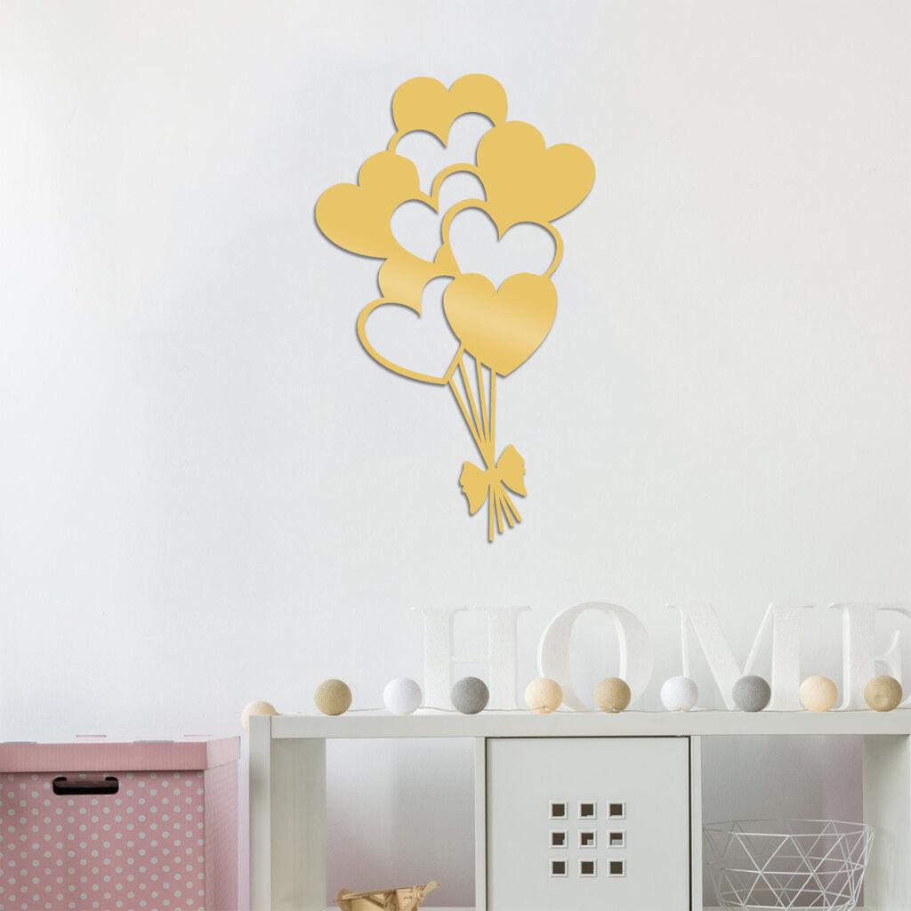 Балони за dzидна декорација Wallity, 21 x 35 см, златна боја