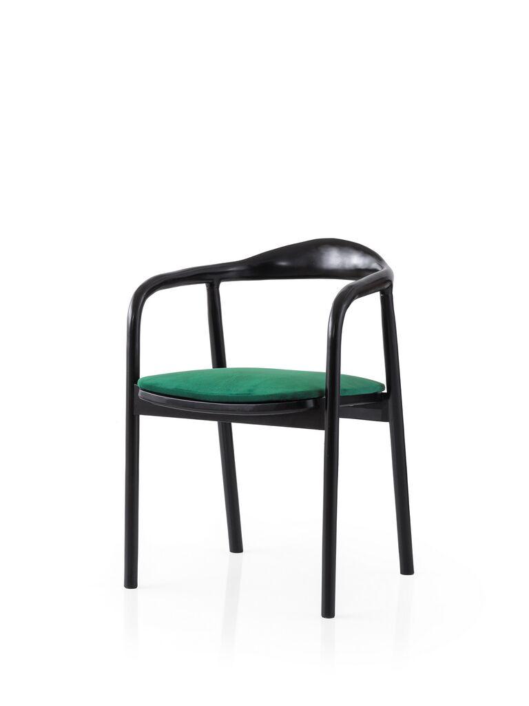 Трпезариска столица Hanah Home Palm 032, 63x79x63 см, зелена