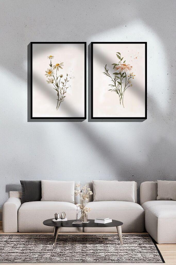 Wallity врамена слика Ersy2Limodel14, 33x48 см, 2 дела