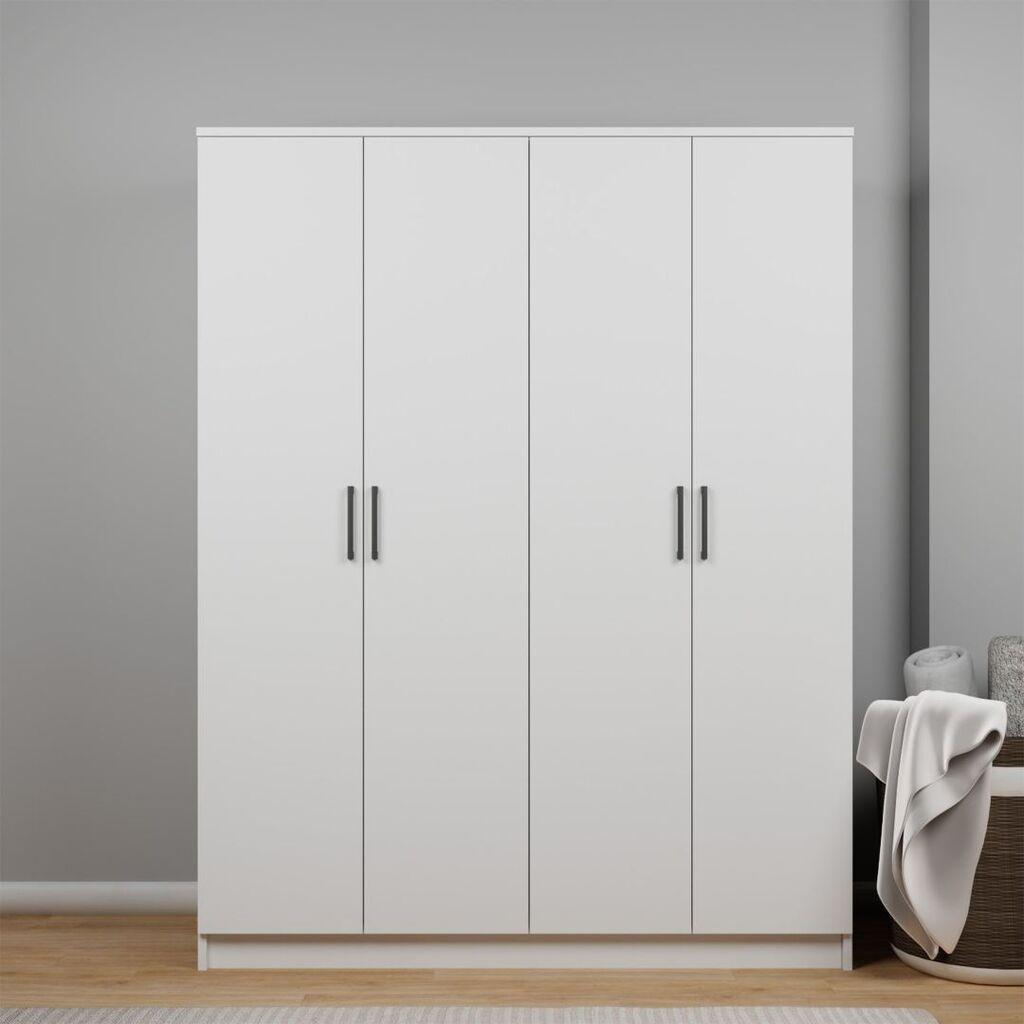 Гардеробер Hanah Home Kardelen 1600-99, 140x180x51.8 см, бела