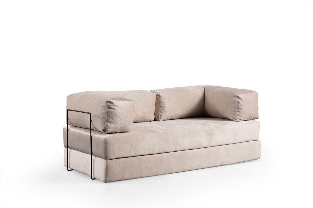 Atelier del Sofa Двосед Via Con, 200x100x80 см, Крем