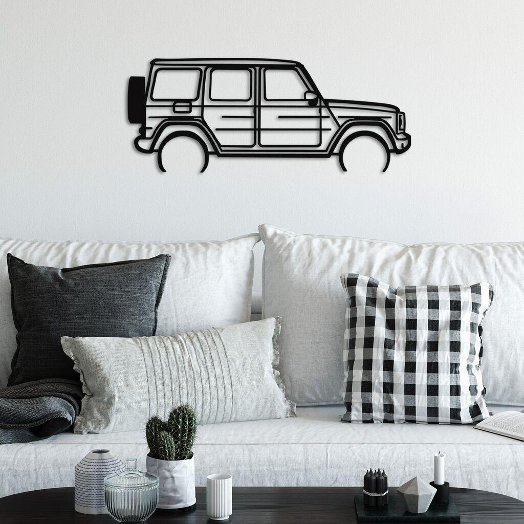 Wallity декорација за dzид Mercedes G-класа, 73 x 30 см, црна