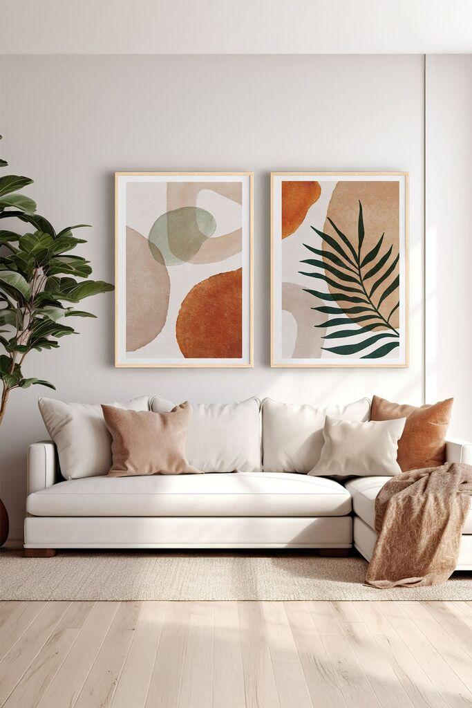 Wallity врамена слика Ersy2Limodel21, 33x48 см, 2 дела
