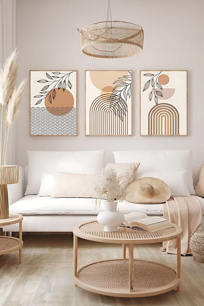 Декоративна слика Wallity Artsycllct6, 33x48 см, 3 дела